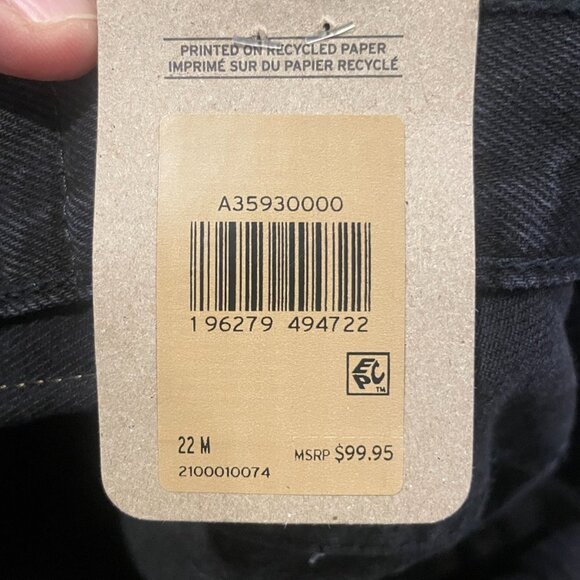 Levi's Women's 94 Baggy Jeans (Sz 22W) - Picture 10 of 10